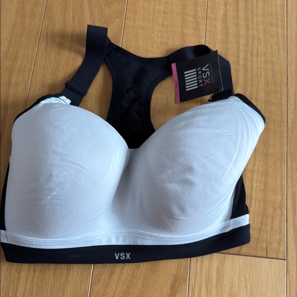 PINK Victoria's Secret Black and White Bra Intimates & Sleepwear
